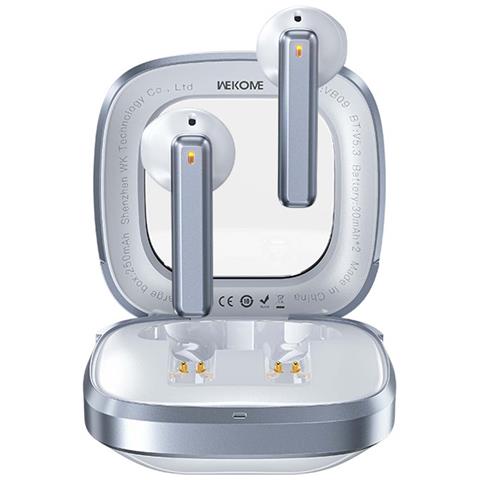 Cuffie Tws Bluetooth 5.3 Senza Fili Con Custodia Di Ricarica Autonomia 5h, Bianco - Foto 1