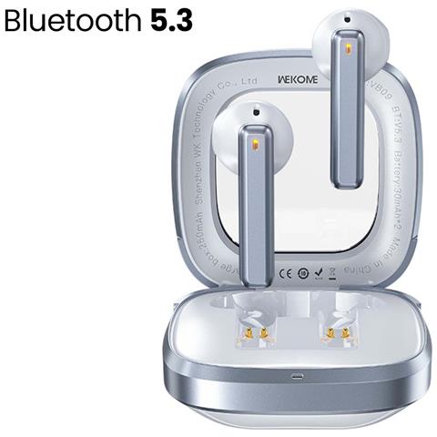 Cuffie Tws Bluetooth 5.3 Senza Fili Con Custodia Di Ricarica Autonomia 5h, Bianco - Foto 2