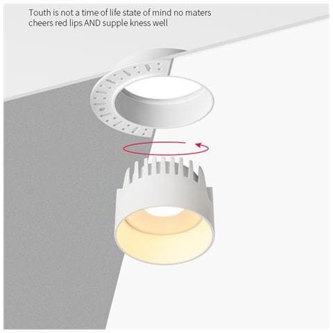 2-pack Faretto Led Da Incasso 10w, Foro 75mm - 4000k, Ultra-sottile, Antiriflesso - Foto 7