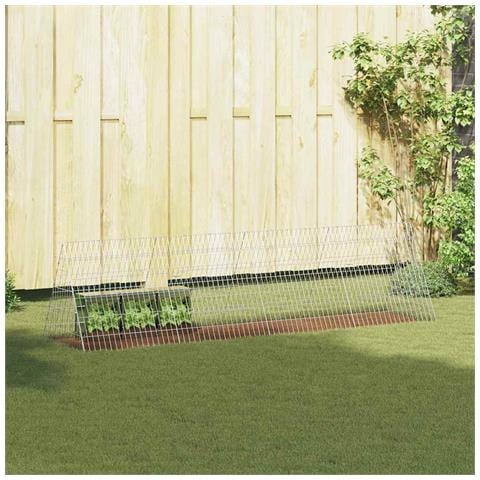 Gabbia per Conigli Argento 650 x 55 x 55 cm Acciaio zincato - Foto 2