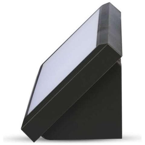 Lampada LED da Muro Angolare 12W Colore Nero 4000K IP65, colore Nero - Foto 4