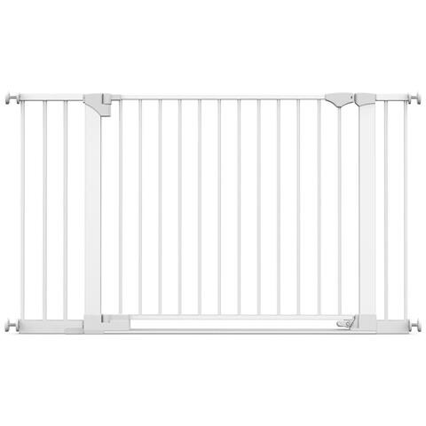 Safetots Cancelletto Safestep, Bianco, 138cm - 145cm, Passaggio Extra Basso, Apertura Extra Larga Di 81cm - Foto 1
