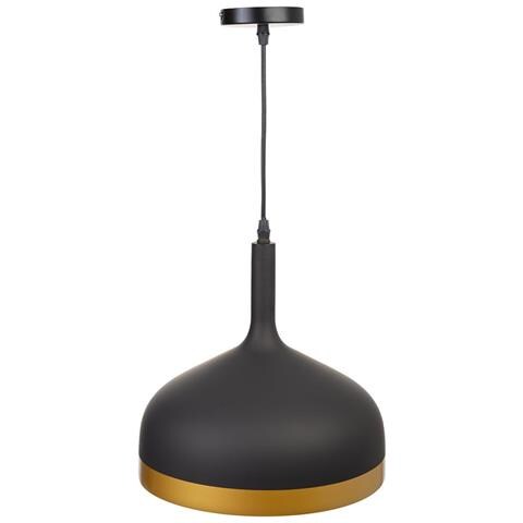 Plafoniera In Metallo Nero 30x30x35h - Foto 1