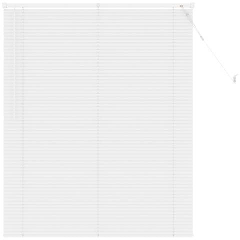 Tenda Veneziana Regolabile Bianco 150 x 120 cm PVC - Foto 1