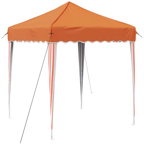 Tenda per feste a pop-up 195 x 195 x 245 cm Arancione - Foto 1