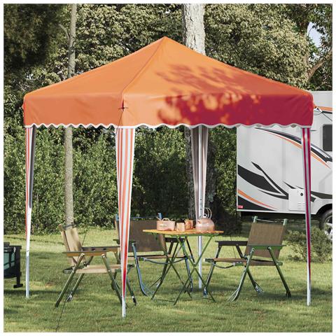 Tenda per feste a pop-up 195 x 195 x 245 cm Arancione - Foto 2