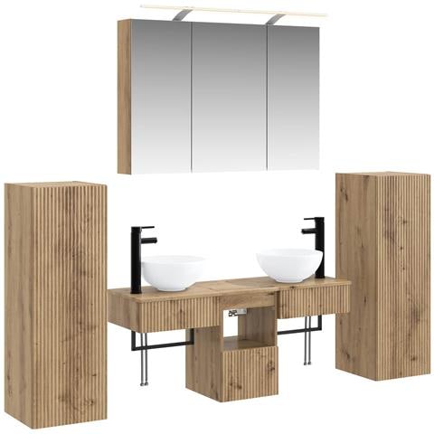 Set di mobili per il bagno 6 pcs Rovere Artigianale - Foto 1