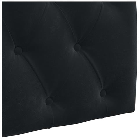 Testiera sospesa Con luce LED Nero Velluto - Foto 9