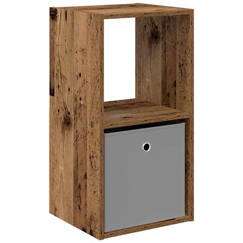 Comodino Legno vecchio 35 x 32 x 68,5 cm Legno multistrato - Foto 1