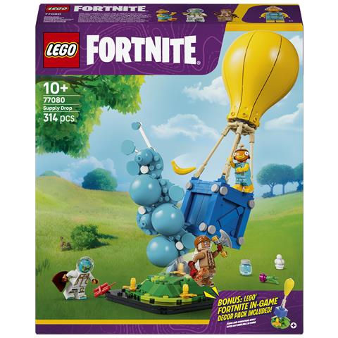 Fortnite 77080 Consegna di Rifornimenti, Giocattolo con 3 Minifigure e Accessori, Decorazione Gaming Room, Regalo 10+ - Foto 1