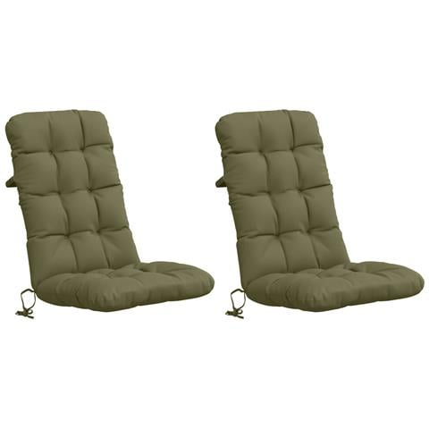 Cuscini per Sedia Alta in 2 Pezzi VIANEN 2 pcs 100% Poliestere - Foto 1