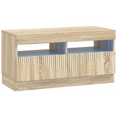 Mobile TV LED Rovere Sonoma Legno ingegnerizzato - Foto 1