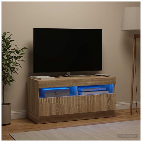 Mobile TV LED Rovere Sonoma Legno ingegnerizzato - Foto 2