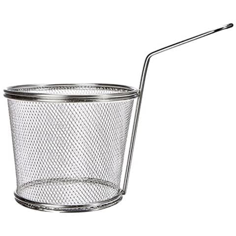 Cestino rotondo in acciaio inox, grigio, 12x12x10 cm - Foto 3