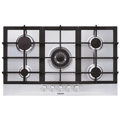 Piano Cottura GT955HIX a Gas 5 Fuochi Gas Colore Inox con FSD - Foto 4
