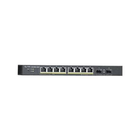 SWITCH 8P LAN GIGABIT PoE ZYXEL GS1900-10HP-EU0101F WEB menaged +2p SFP gigabit -supp. IPv6, VLAN Fino: 31/08 - Foto 1