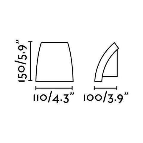 74400 - Proa Lampada Da Parete Per Esterni In Alluminio Grigio Scuro - Foto 10