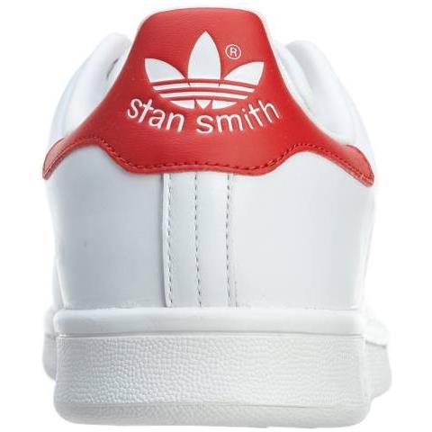 Adidas - Stan Smith Scarpe Sportive Uomo Bianche Rosse M20326 44,5 - ePRICE