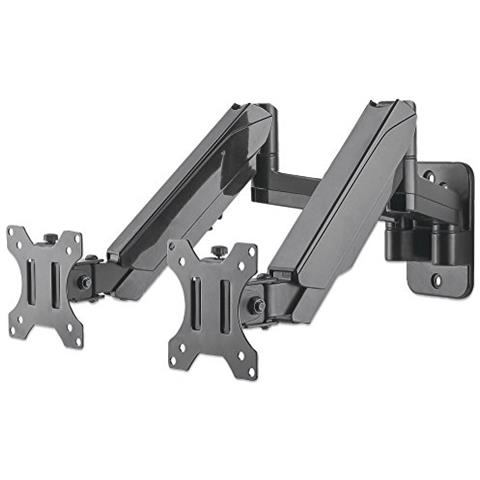 ICA-LCD G27MH - Staffa a Muro con Molla a Gas per due Monitor 17-32'' - Foto 8