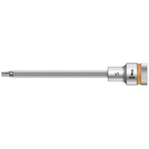 05003841001 Bussole un Inserto con attacco da 1/2 con ritegno Vite, Argento, 5,0 x 140 mm - Foto 1