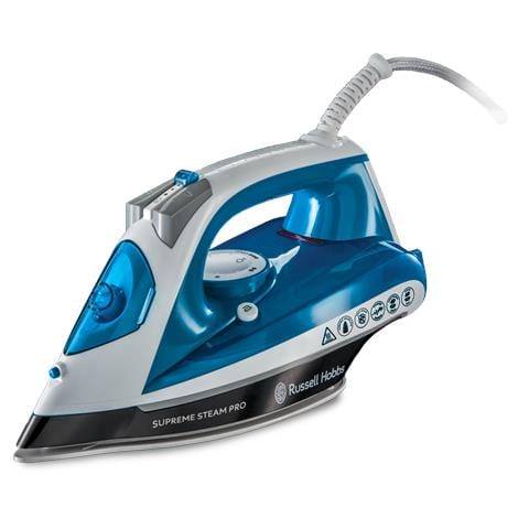 Supreme Steam Pro 2600 W 0,31 L Piastra in Ceramica Blu, Bianco - Foto 1