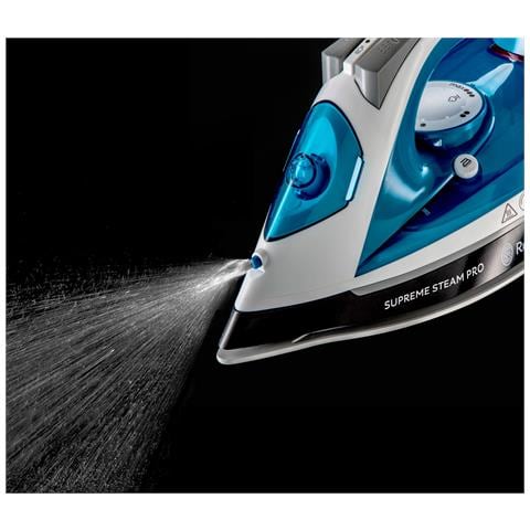 Supreme Steam Pro 2600 W 0,31 L Piastra in Ceramica Blu, Bianco - Foto 6
