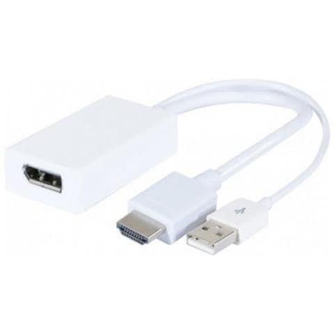 127389-hy Cavo Di Interfaccia E Adattatore Displayport Hdmi, Usb Bianco (a Proconnectlite Hdmi To Displayport Active Adapter [2years Warranty])  - Foto 1