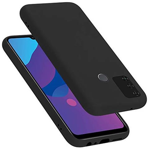 Custodia Compatibile Con Honor 9a In Liquid Nero - Coperchio Protettivo In Silicone Tpu Flessibile - Foto 1