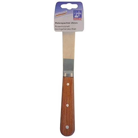 Pittore Spatola 25 Mm Di Acciaio Inox Con Manico In Legno Di Rosa, Motivo, Conico Scheda, 10046025sb - Foto 2