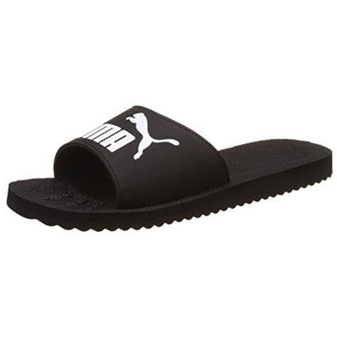Adulto Unisex Purecat Spiaggia E Piscina Scarpe Nero-bianco 4 Uk - Foto 1
