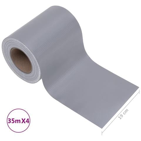 Recinzione Frangivento 4 Pz In Pvc 35x0,19m Grigio Chiaro Opaco - Foto 10
