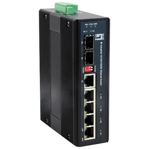 Levelone Ies-0600 Switch Di Rete Gigabit Ethernet (10/100/1000) Nero - Foto 4