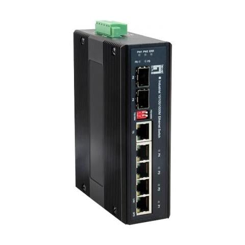 Levelone Ies-0600 Switch Di Rete Gigabit Ethernet (10/100/1000) Nero - Foto 2