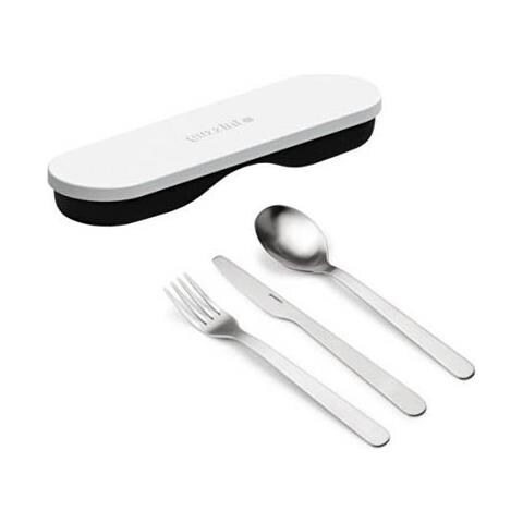 Set Posate Viaggia Con Custodia Storego Bianco - Foto 1