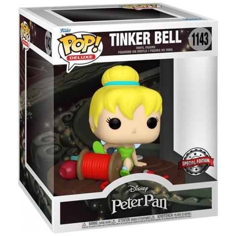 Peter Pan Pop! Deluxe Vinyl Figure Tinker Bell On Spool 9 Cm - Foto 3
