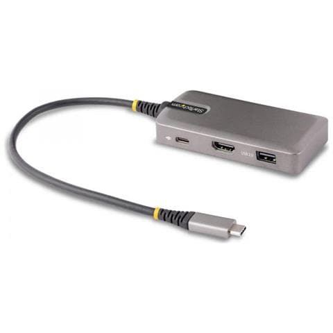 Adattatore Multiporta USB-C - Docking Station USB Type C HDMI 4K 60Hz con Hub a 3 Porte USB - PD 100W Pass-Trough - Dock USB C Certificato Works with Chromebook - Windows /macOS /iPadOS /Android - Foto 3