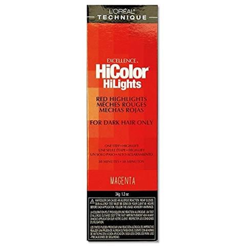 Loreal Excellence Hicolor, Riflessi Rosso Magenta, 1,2 Once - Foto 1