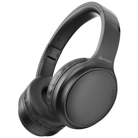 Cuffie Stereo Wireless Pieghevole Con Microfono Tonic Nero - Foto 1