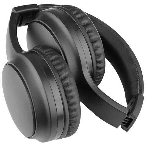 Cuffie Stereo Wireless Pieghevole Con Microfono Tonic Nero - Foto 3