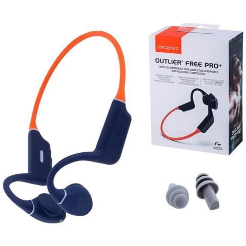 Auricolari Bluetooth Sportivi Creative Technology 51ef1081aa002 Arancio - Foto 1