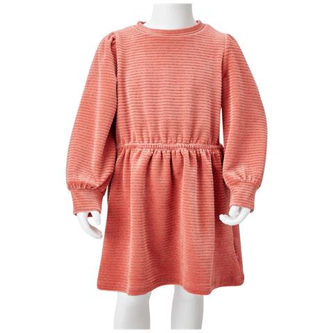 Abito Da Bambina A Maniche Lunghe Rosa Medio 140 - Foto 8