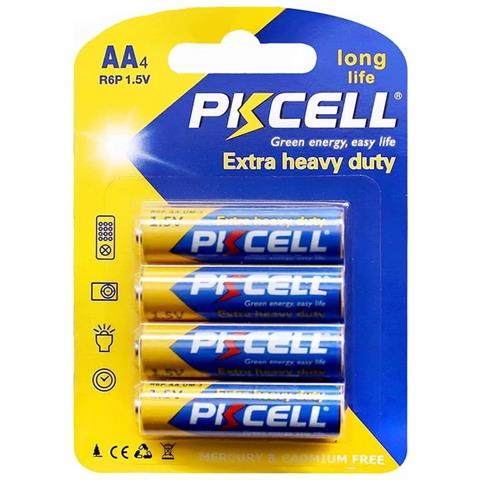 Pila Tipo Stilo Extra Heavy Duty Aa 1.5v Confezione Da 4 Pezzi - Foto 1
