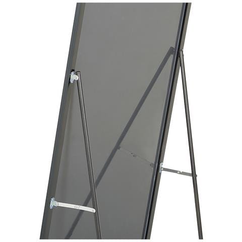 Specchio Da Terra Vetro E Metallo Nero 50 X 156 Cm Beauvais - Foto 2