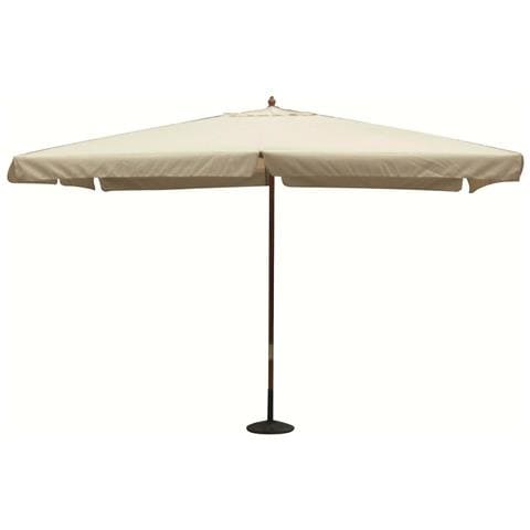 Ombrellone Da Giardino 2x3 Mt Con Palo Centrale In Legno Padova - Beige - Foto 1