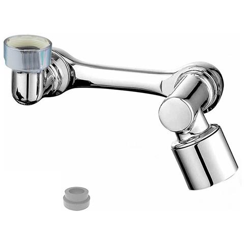Rubinetto Prolunga Lavabo Rompigetto Areatore Bagno Rotante Braccio Girevole 180 - Foto 3
