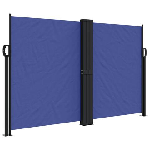 Tenda Da Sole Laterale Retrattile Blu 140x600 Cm - Foto 2