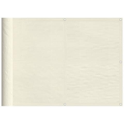 Paravento Da Balcone Crema 75x700 Cm 100% Poliestere Oxford - Foto 2