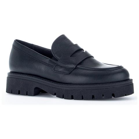 Black Casual Closed Loafers Mocassino Pelle Scarpe Donna Nero Eu 41, 32453-57 - Foto 1