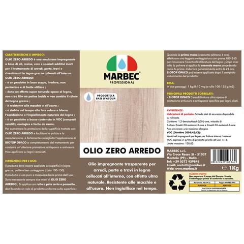 Olio Zero Arredo 1kg - Impregnante Legno Trasparente - Foto 2