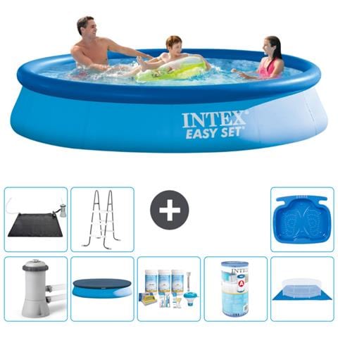 Piscina Fuori Terra - In Giro - 366x76 Cm - Blu - Include Accessori Coordinati A1019 - Foto 1